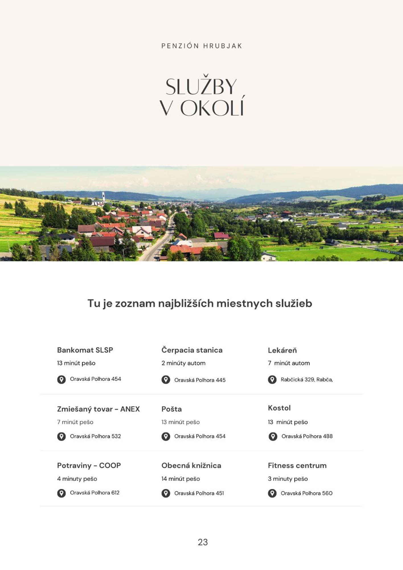 Penzion Hrubjak Oravská Polhora Exteriér fotografie
